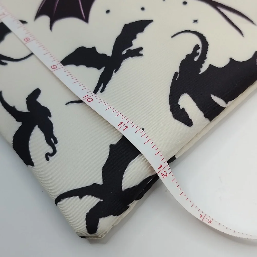 Dragon Rider Book Sleeve Zip Up Book Cover Sleeve Protector Water Resistant NEW